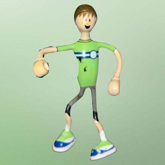 2002 Kid Galaxy Bendos Boy Spot & Wooley Bendable Action Figure Set B18 - Picture 9 of 11